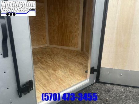 New 2024 Homeseader 7x14IT V-Nose - 7' Interior - TWO-TONE - BLACK OUT PKG Cargo / Enclosed Trailer