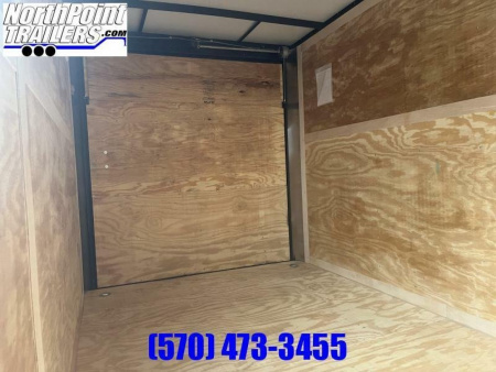 New 2024 Homeseader 7x14IT V-Nose - 7' Interior - TWO-TONE - BLACK OUT PKG Cargo / Enclosed Trailer