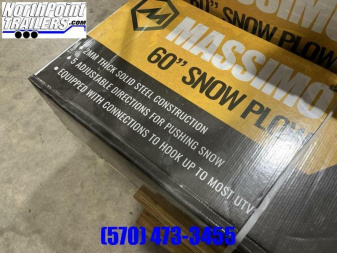 New Massimo 60" Universal UTV Snow Plow Snow Plow