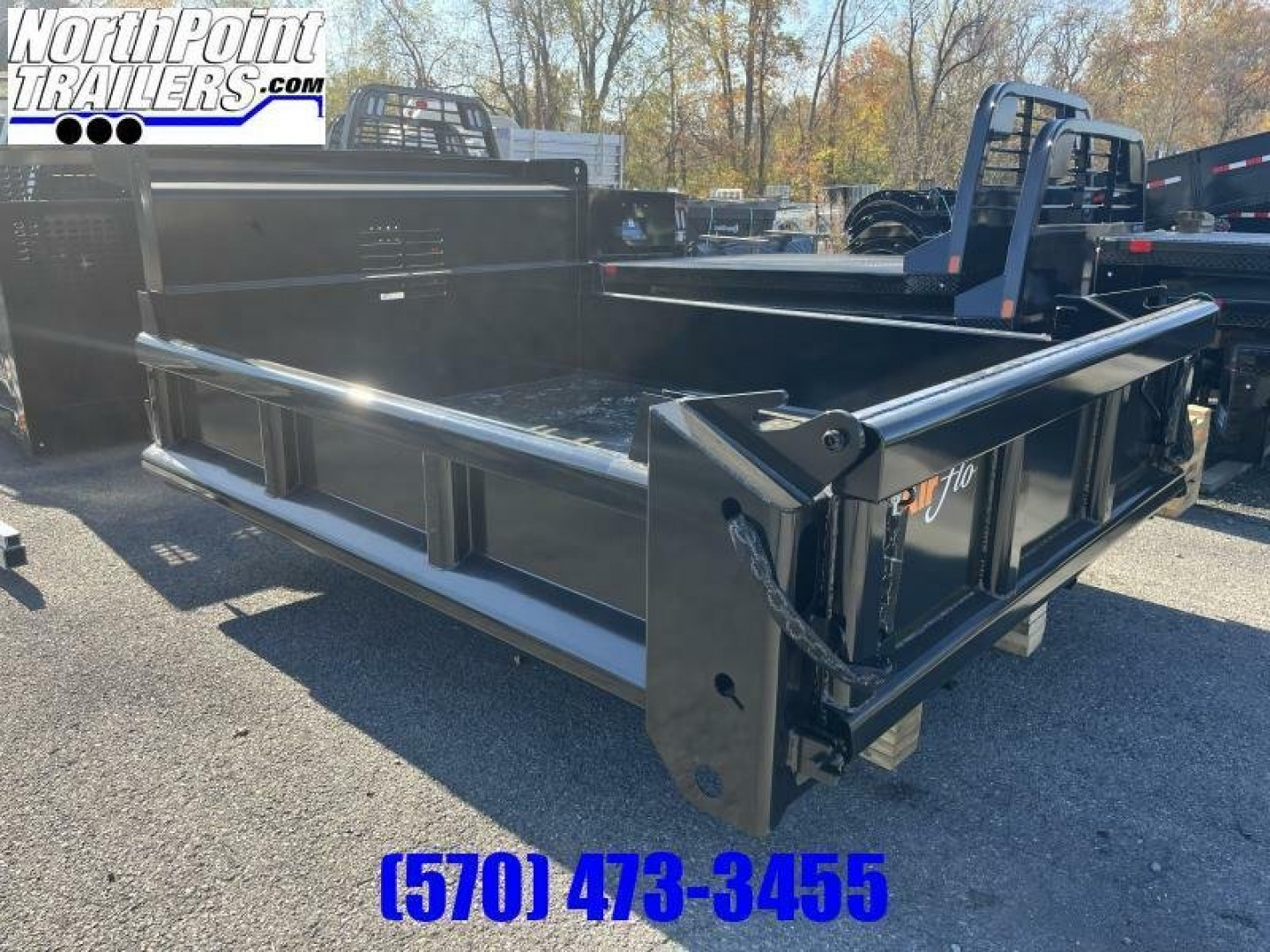 New Air-Flo 9'3" Dump Body w/ Hydraulic Sub-Frame