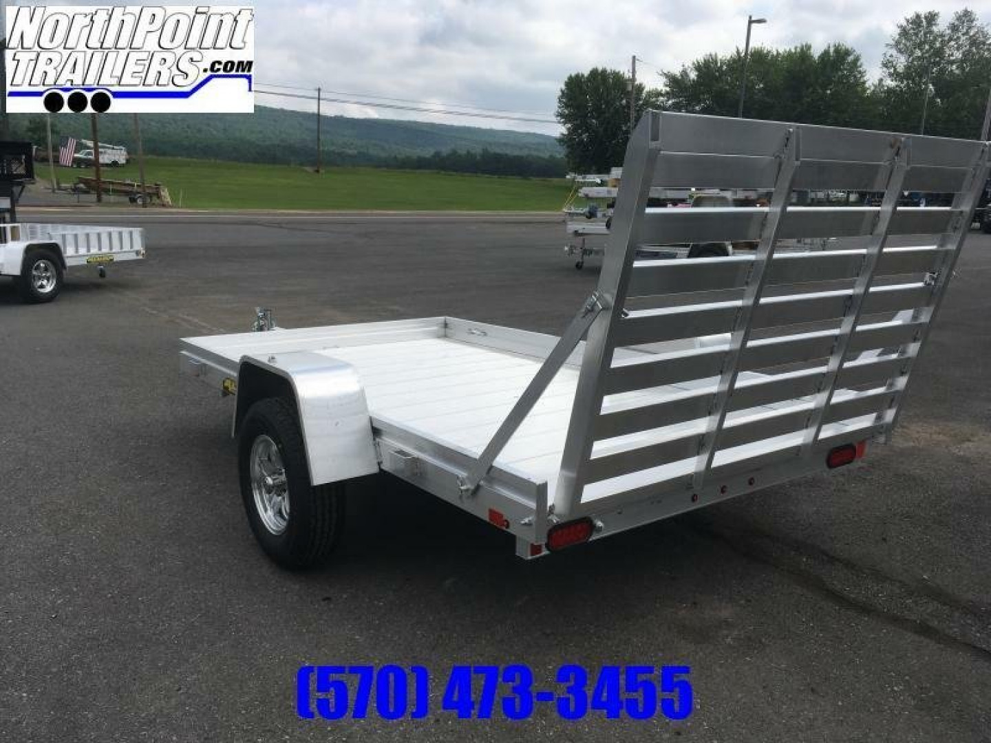 New 2024 Aluma 6810H Tailgate Utility Trailer - 68" x 10' Utility Trailer