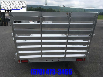 New 2024 Aluma 6810H Tailgate Utility Trailer - 68" x 10' Utility Trailer