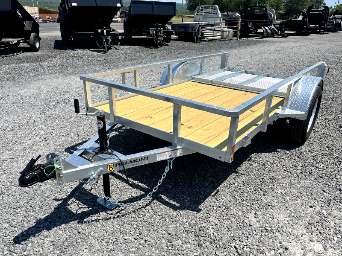 New 2023 Belmont Trailers - UT510TT Utility Trailer - GALVANIZED