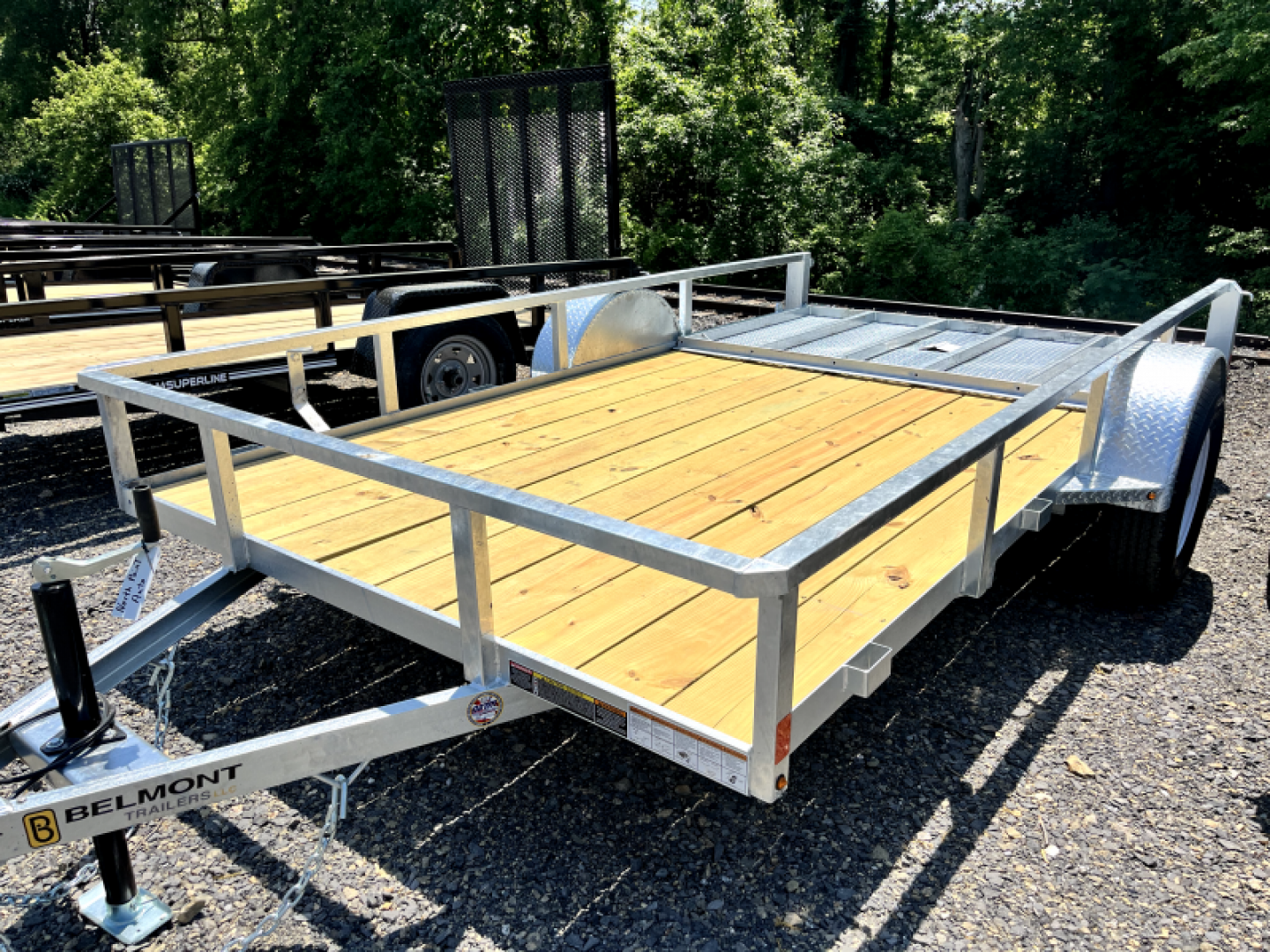 New 2023 Belmont  6x12  Utility Trailer - GALVANIZED