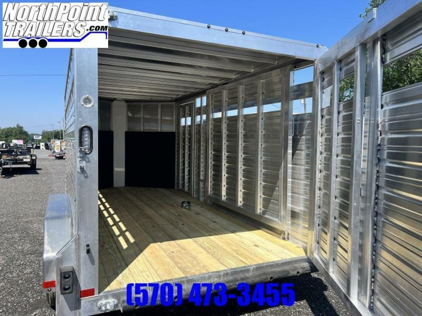 New 2023 Frontier 16'7'' Livestock BP Stock / Stock Combo Trailer