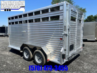 New 2023 Frontier 16'7'' Livestock BP Stock / Stock Combo Trailer