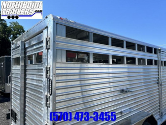 New 2023 Frontier 16'7'' Livestock BP Stock / Stock Combo Trailer