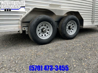 New 2023 Frontier 16'7'' Livestock BP Stock / Stock Combo Trailer _ LITE