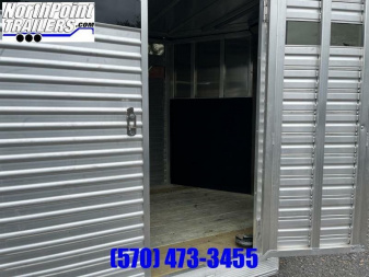 New 2023 Frontier 16'7'' Livestock BP Stock / Stock Combo Trailer _ LITE