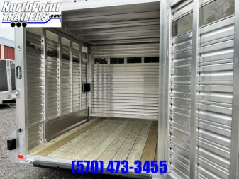 New 2023 Frontier 16'7'' Livestock BP Stock / Stock Combo Trailer _ LITE