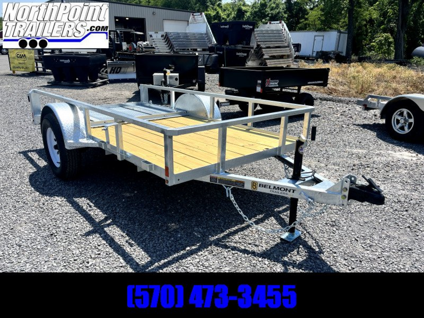 New 2023 Belmont Trailers - UT510TT Utility Trailer - GALVANIZED