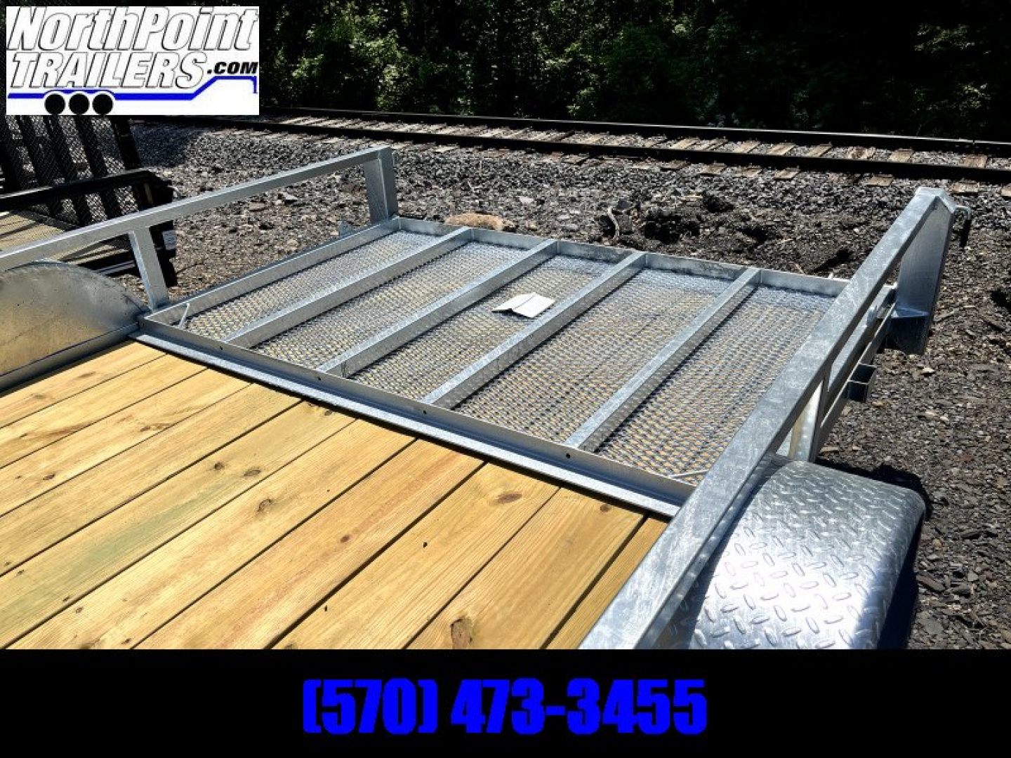 New 2023 Belmont  6x12  Utility Trailer - GALVANIZED