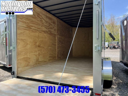 New 2023 Spartan 7x16TA Cargo Trailer - SILVER - 7' INTERIOR - B/T