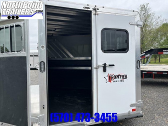 New 2023 Frontier - Strider 2 Horse Trailer - Slant Load Horse Trailer