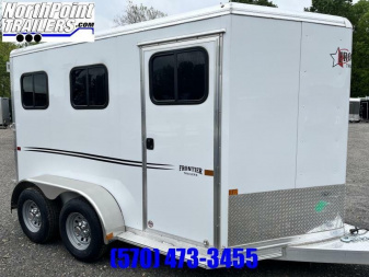 New 2023 Frontier - Strider 2 Horse Trailer - Slant Load Horse Trailer