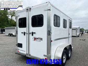 New 2023 Frontier - Strider 2 Horse Trailer - Slant Load Horse Trailer