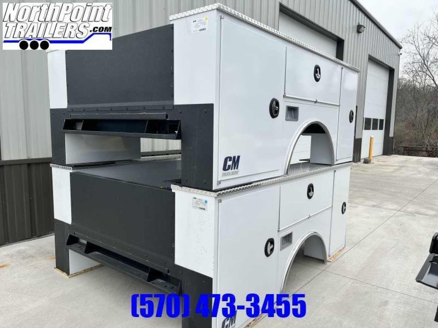 New CM Truck Beds - Component Body/Service Body - 8' SRW Truck Bodies