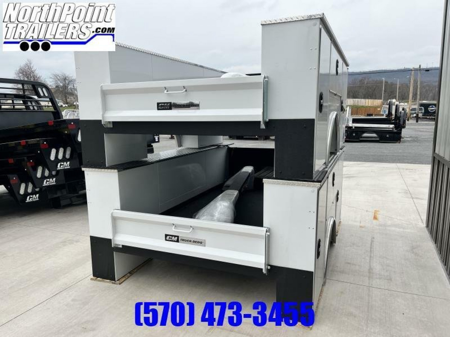New CM Truck Beds - Component Body/Service Body - 8' SRW Truck Bodies