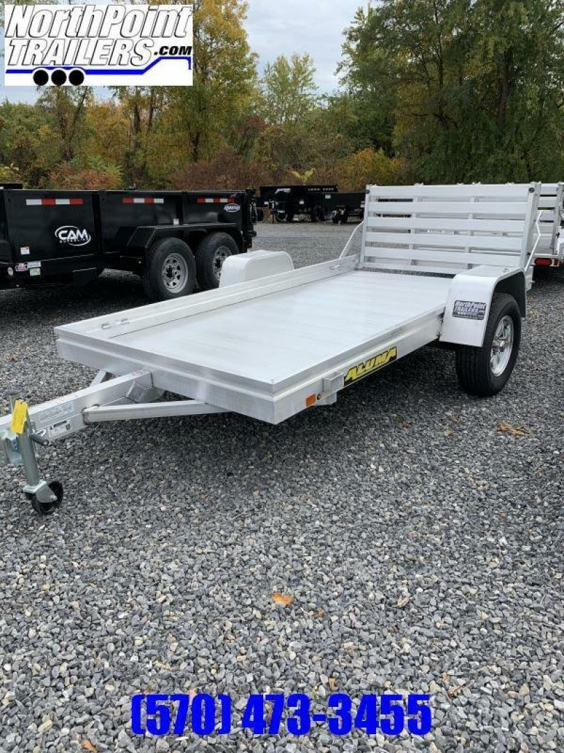 New 2023 Aluma 6310H B/T Aluminum Utility Trailer - 63" x 10' Trailer - BI-FOLD TAILGATE
