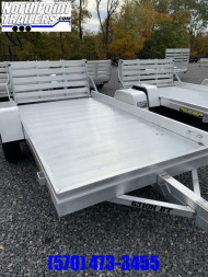 New 2023 Aluma 6310H B/T Aluminum Utility Trailer - 63" x 10' Trailer - BI-FOLD TAILGATE