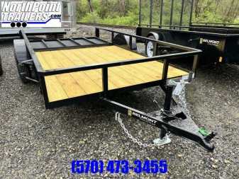 New 2023 Belmont  6x12  Utility Trailer - BLACK