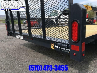 New 2023 Belmont  6x12  Utility Trailer - BLACK
