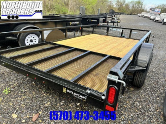 New 2023 Belmont  6x12  Utility Trailer - BLACK