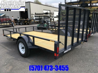 New 2023 Belmont  6x12  Utility Trailer - BLACK
