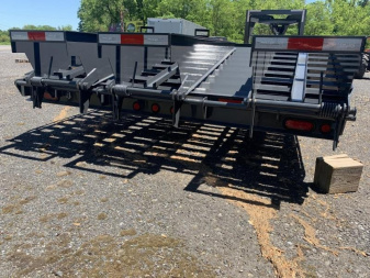 New 2023 TrailerMan - 20'+5 14K GN Hired Hand_3 Wedge Ramp Deckover Trailer