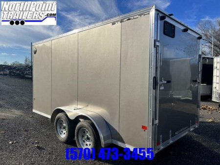 New 2023 Stealth Aluminum C7x14S-IF Cargo Trailer - PEWTER - 75" Door Opening