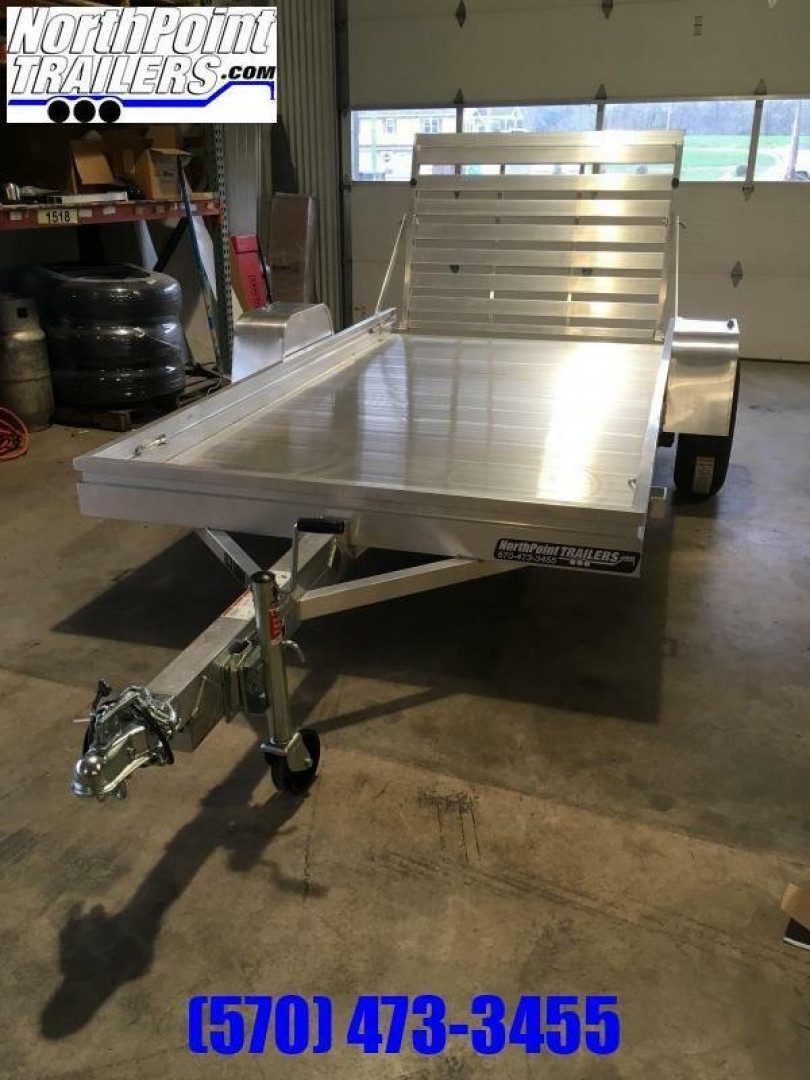 New 2023 Aluma 6310H Aluminum Trailer - 63" x 10' Trailer Bi-Fold Tailgate