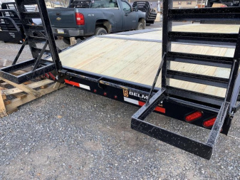 New Belmont 24' Gooseneck Trailer - 14,000# GVWR - BLACK