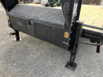 New Belmont 24' Gooseneck Trailer - 14,000# GVWR - BLACK