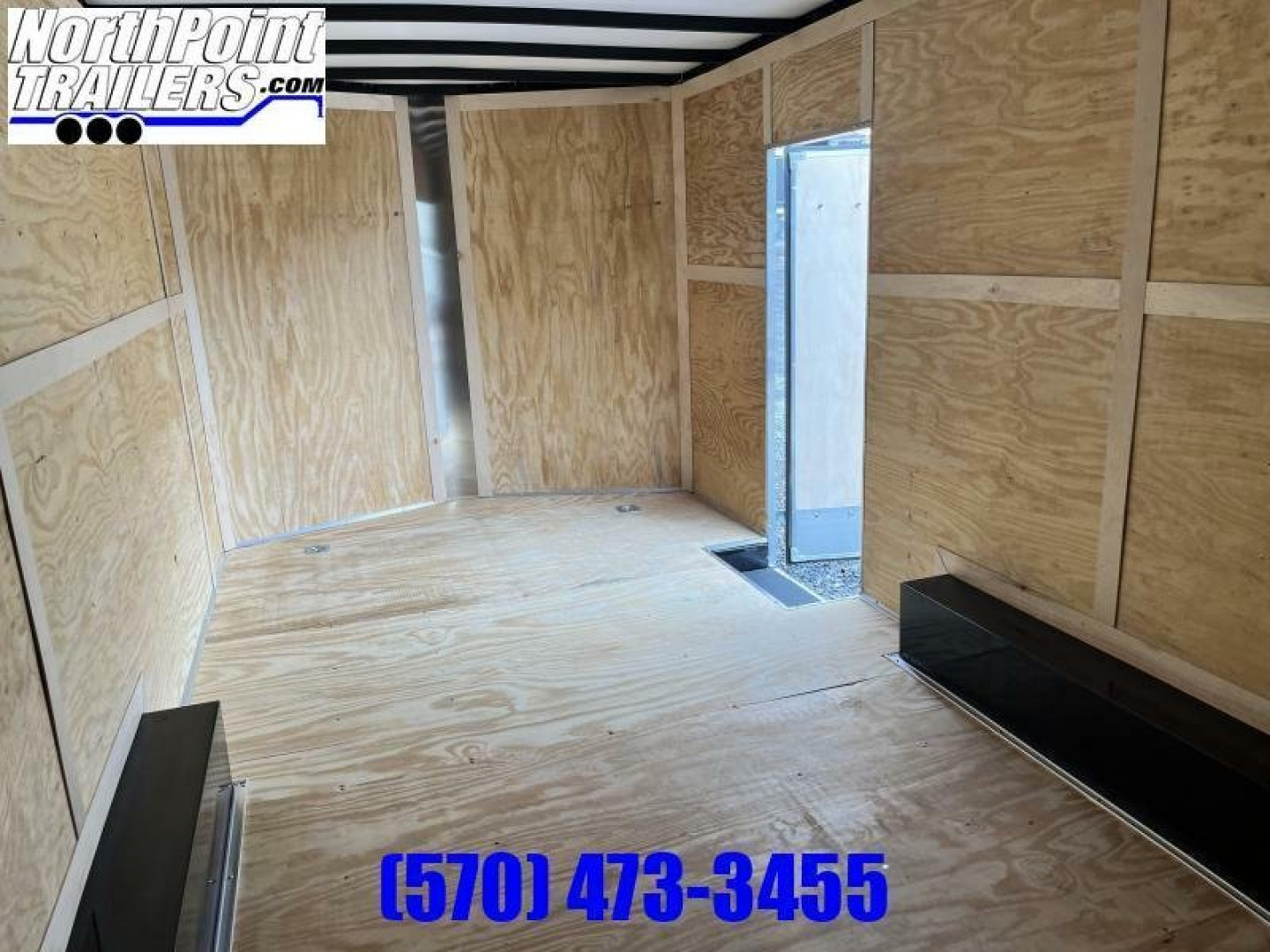 New 2023 HOMESTEADER TRAILER Homesteader 8 x 18 - CHARCOAL - 7' INTERIOR - RAMP