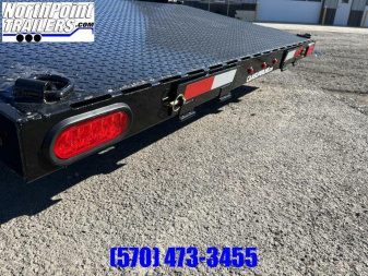 New 2022 CAM SUPERLINE CAM 18' Steel Deck Car Hauler - Black