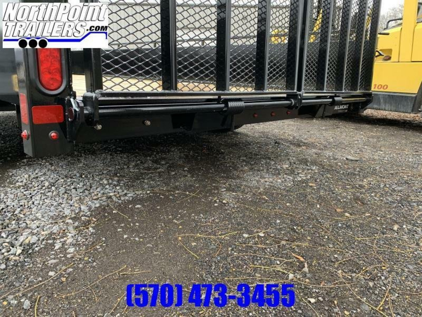 New 2024 Belmont 7x16 Solid Side Landscape Trailer