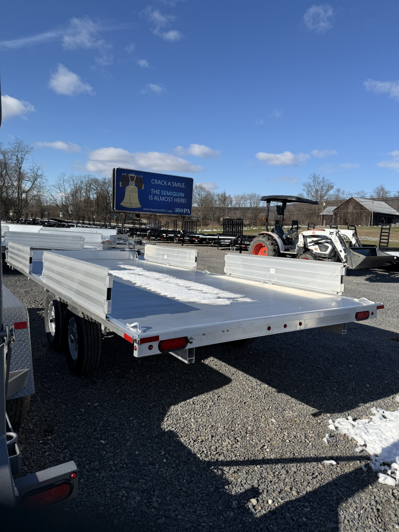 New 2026 Aluma 88" x 16' ATV Deckover Trailer - 4 Place ATV Trailer