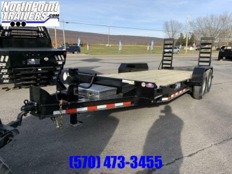 New **BLOW-OUT LEFTOVER PRICING** 2022 Cam - 7CAM18C - 18' Equipment Trailer - 14000# GVWR