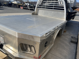 New CM ALSK - 94" x 9'4" Aluminum Skirted Bed - 60" C/A Cab & Chassis **SCRATCH AND DENT BOX**