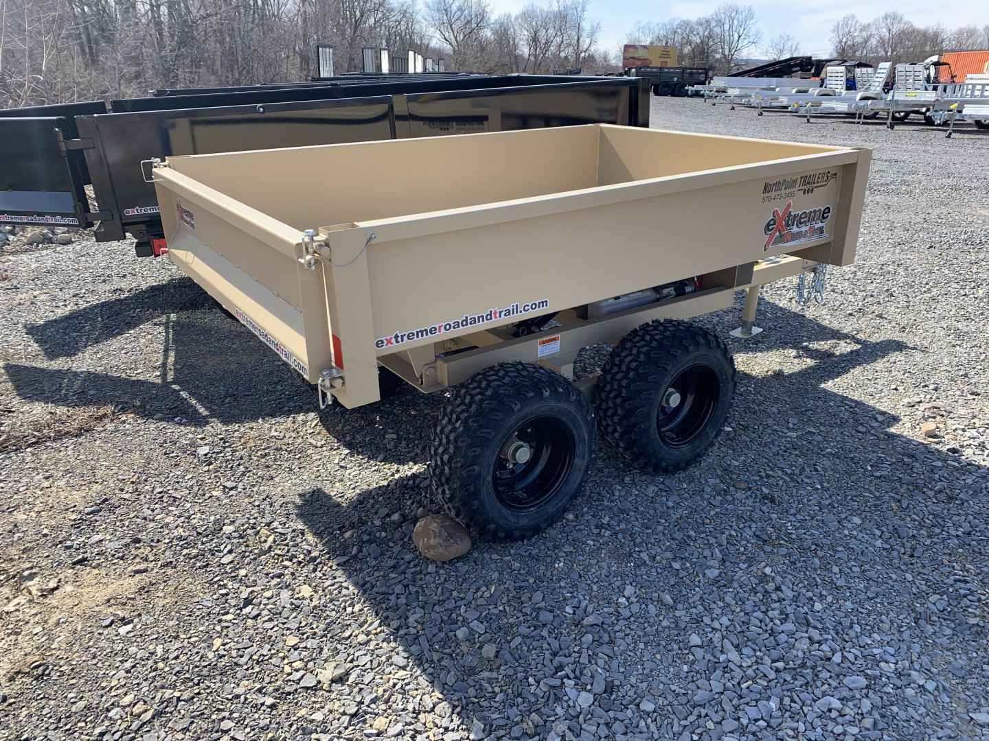 New Extreme XT-200 - OFF-ROAD - ATV/UTV Dump Trailer