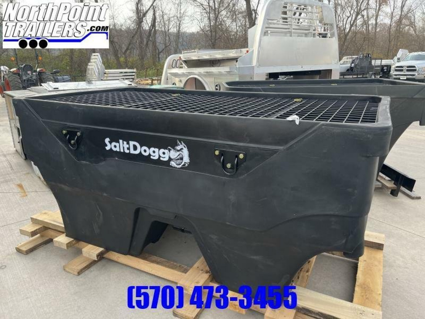 New SaltDogg 2 Cu. Yd. In Bed Spreader - SHPE2000