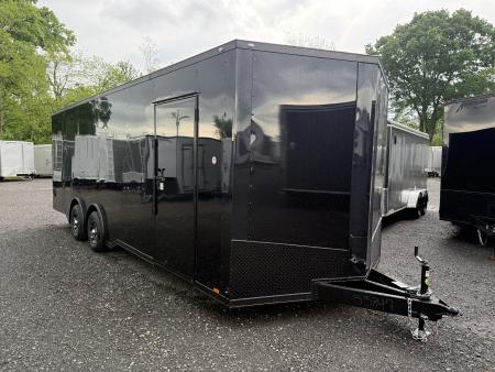 New 2026 Spartan 8.5x24 - 7' Interior - 5.2K Torsion Axles - Ramp - OPTIONS! BLACK POLYCOR W/ BLACKOUT