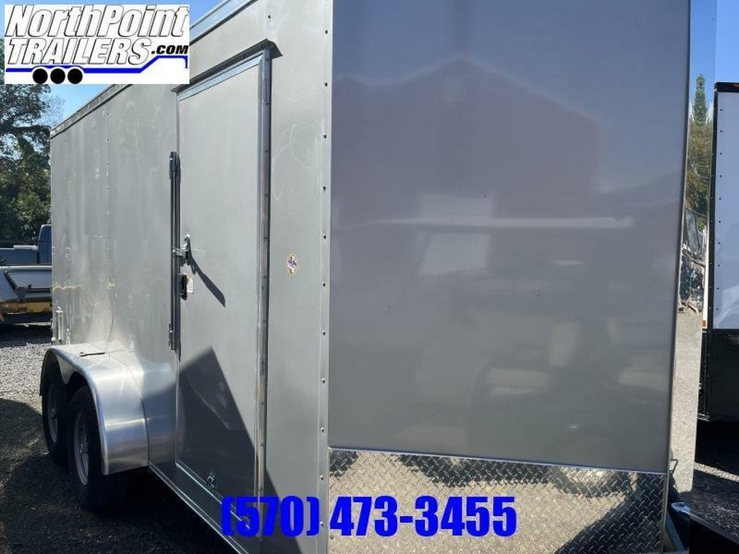 New 2023 Spartan Cargo SP714TA Cargo Trailer - Contractor Trailer - SILVER - 5.2K AXLES