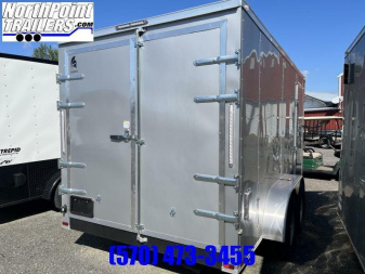 New 2023 Spartan Cargo SP714TA Cargo Trailer - Contractor Trailer - SILVER - 5.2K AXLES