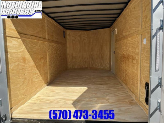 New 2023 Spartan Cargo SP714TA Cargo Trailer - Contractor Trailer - SILVER - 5.2K AXLES