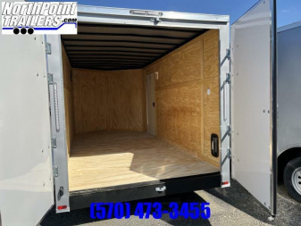 New 2023 Spartan Cargo SP714TA Cargo Trailer - Contractor Trailer - SILVER - 5.2K AXLES