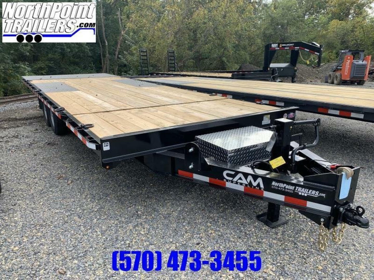 New 2023 Cam Superline 24' - Deckover Split Tilt Trailer - 7K Axles - AVAILABLE