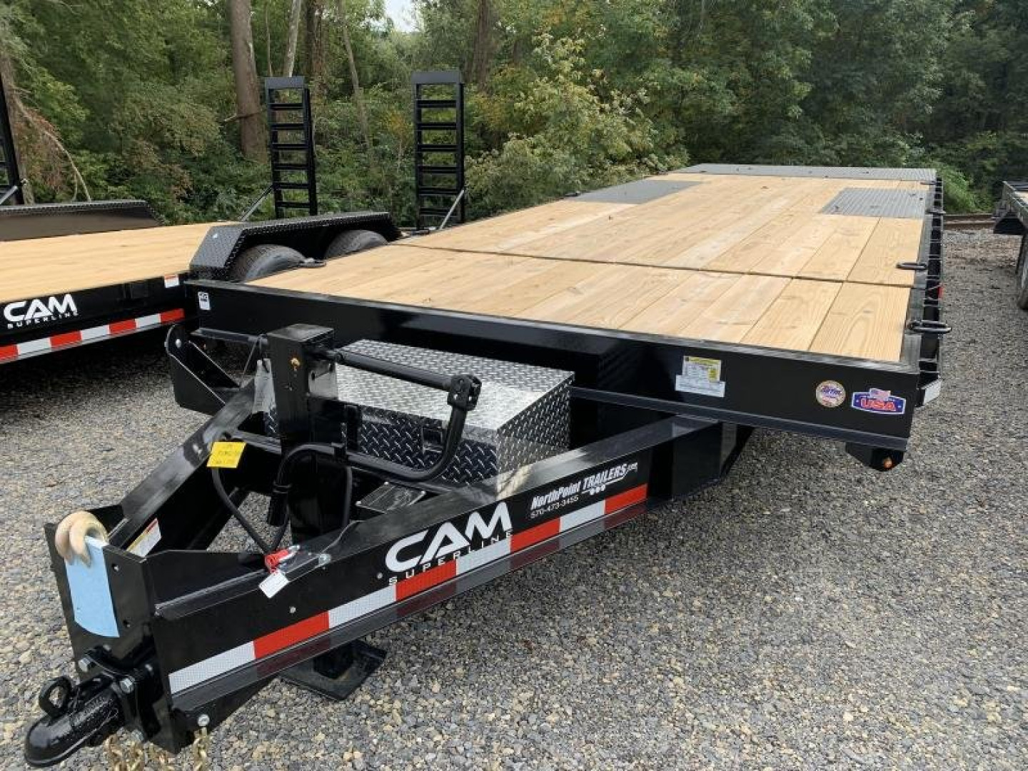 New 2023 Cam Superline 24' - Deckover Split Tilt Trailer - 7K Axles - AVAILABLE