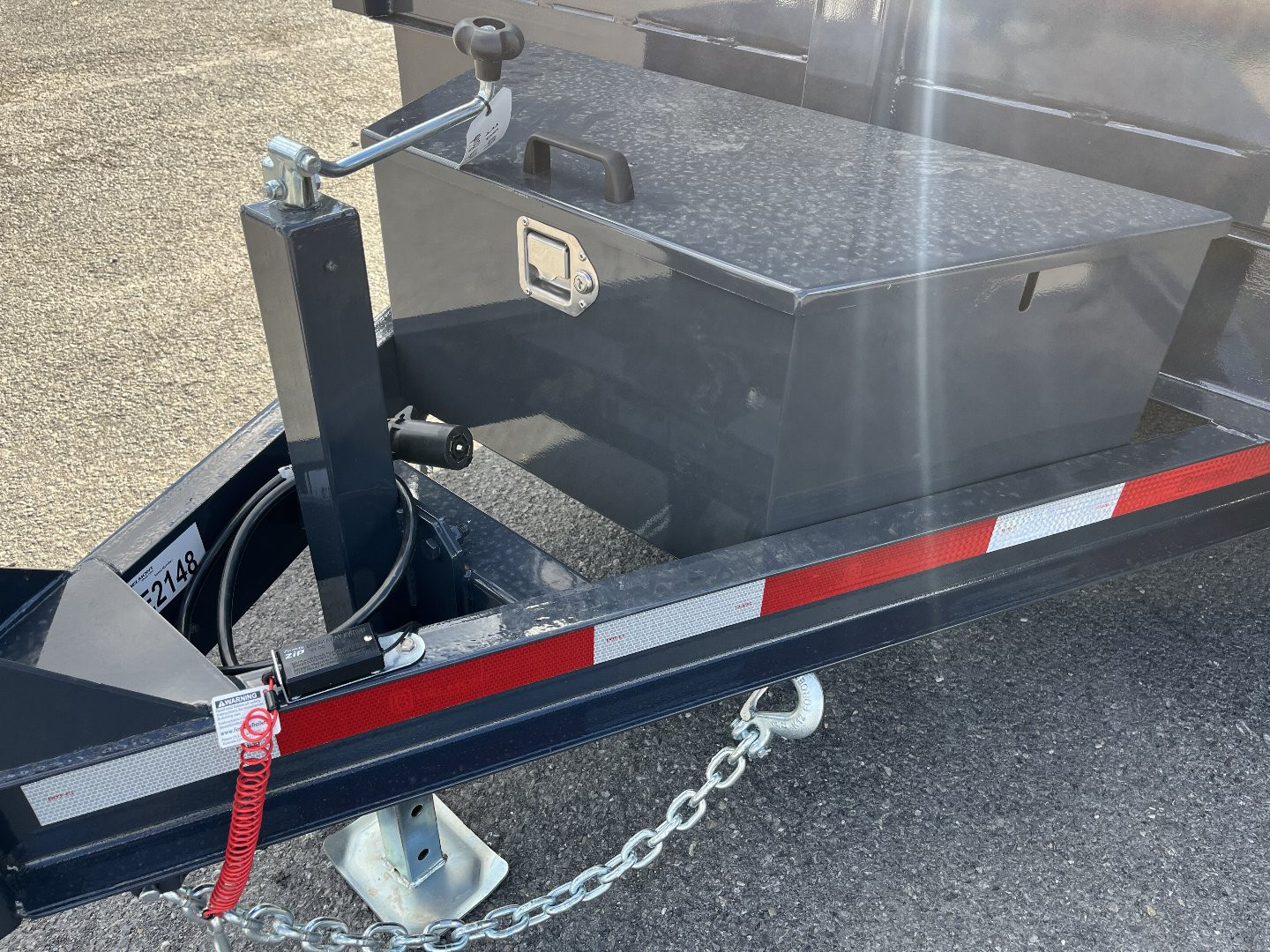 New 2025 Belmont DTL 81" x 12' Dump Trailer -12K GVWR - TARP KIT - Black