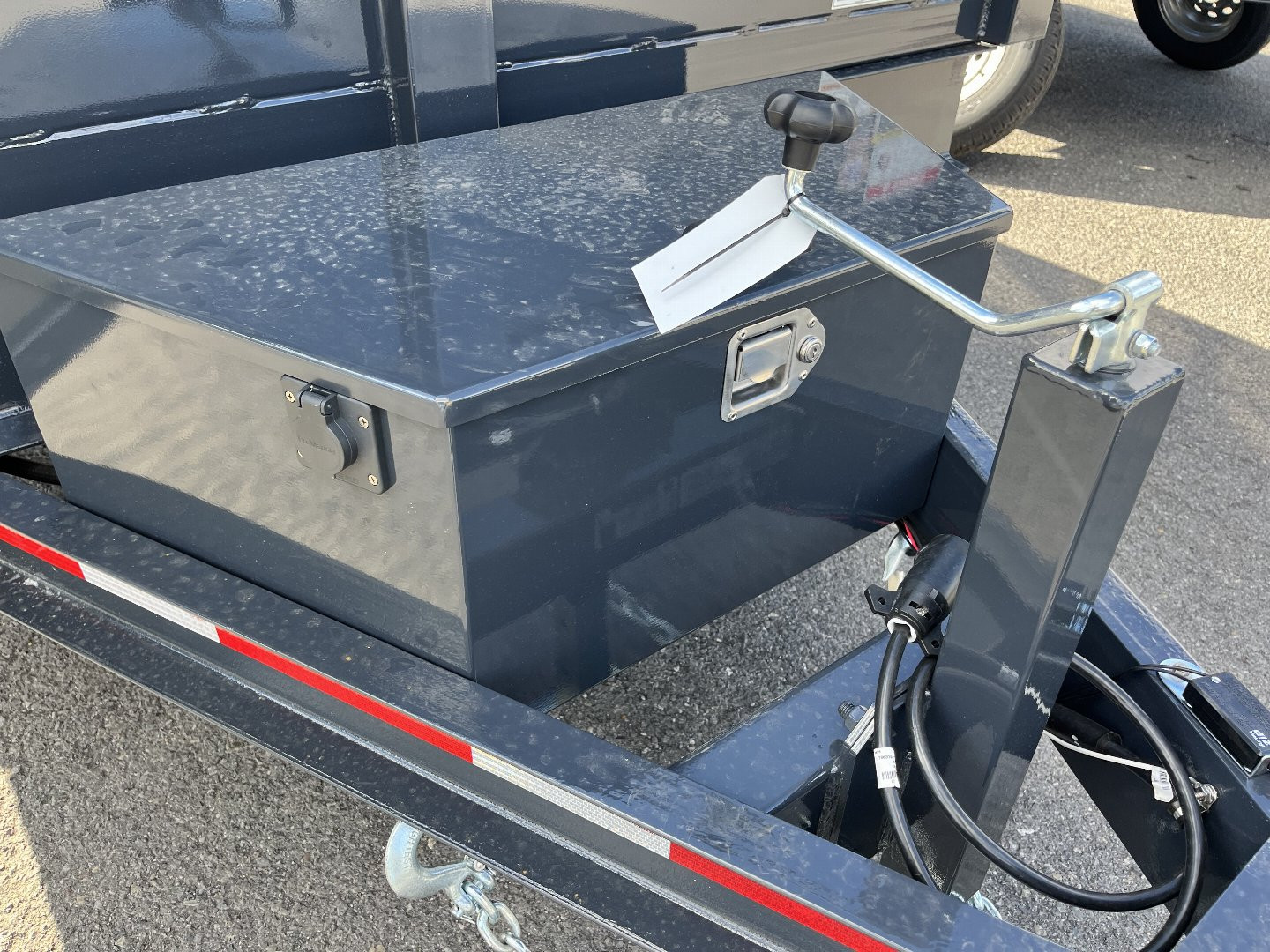 New 2025 Belmont DTL 81" x 12' Dump Trailer -12K GVWR - TARP KIT - Black